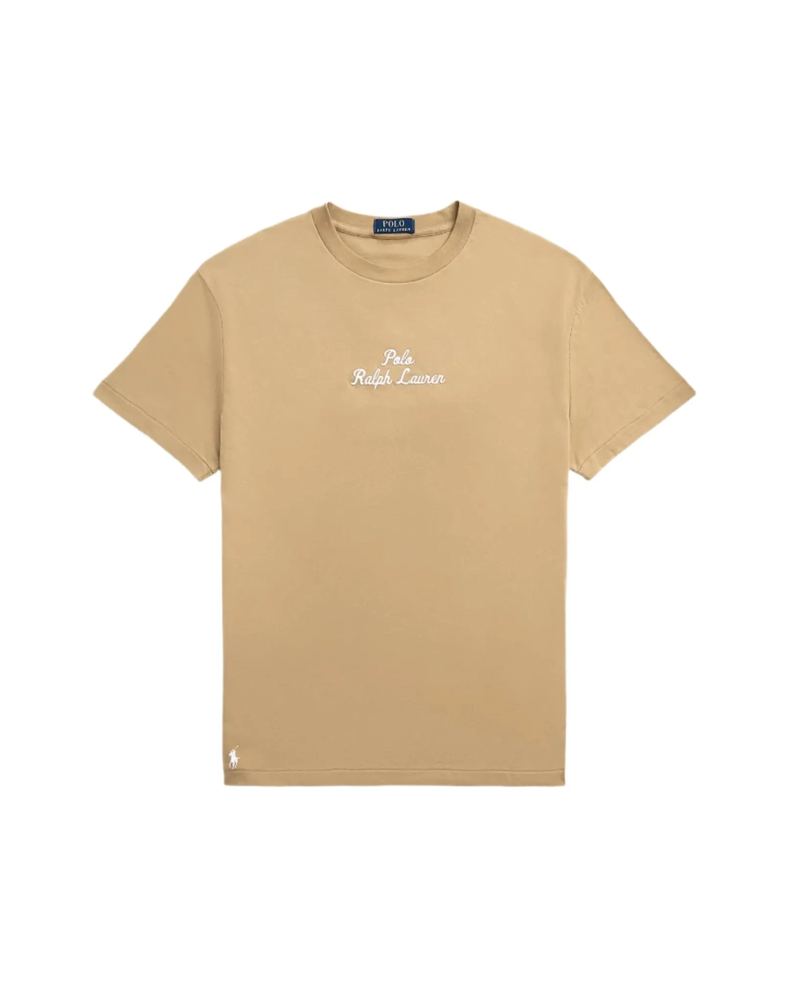 Embroidered Logo T-Shirt - Khaki
