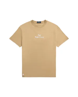Embroidered Logo T-Shirt - Khaki