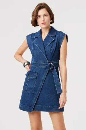 Everly Denim Wrap Dress