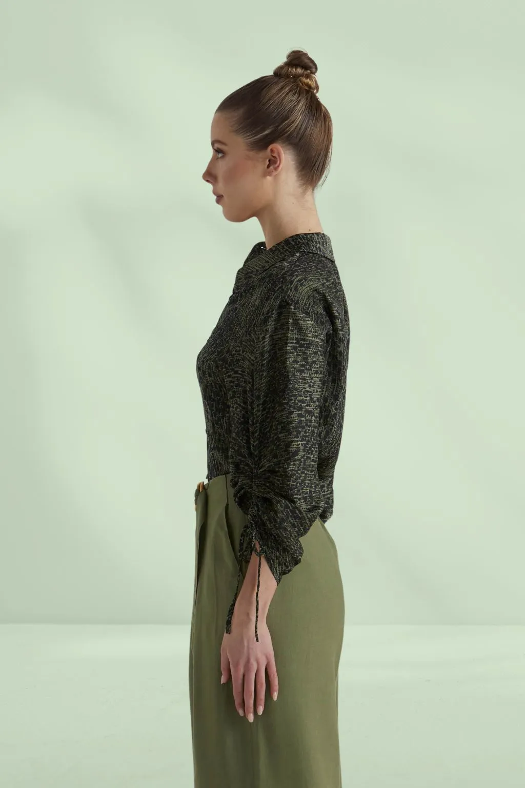 Fate and Becker Explorer Shirt Khaki Leopard
