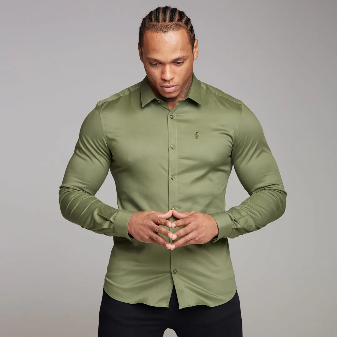 Father Sons Super Slim Luxe Ultra Stretch Classic Khaki -  FS337