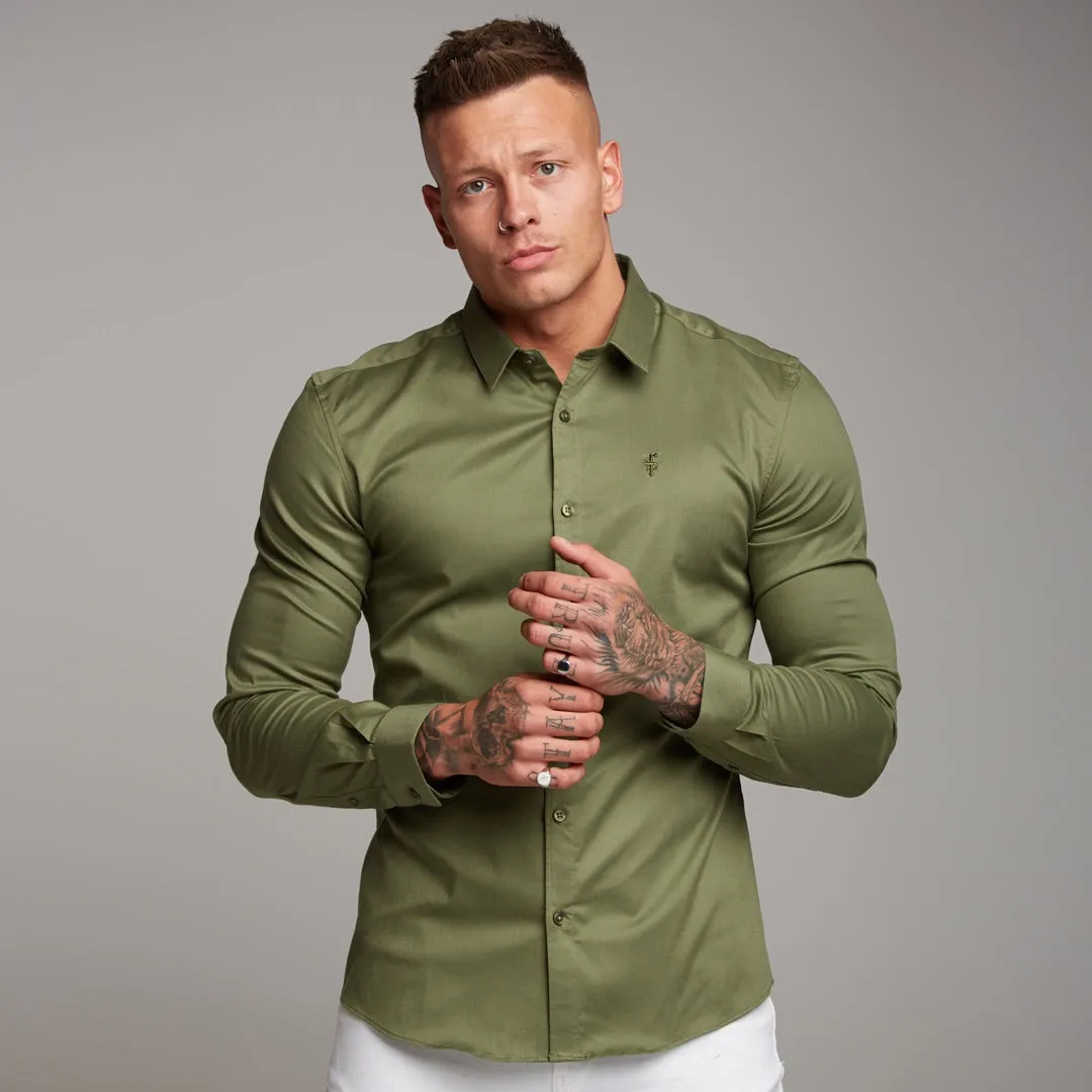 Father Sons Super Slim Luxe Ultra Stretch Classic Khaki -  FS337