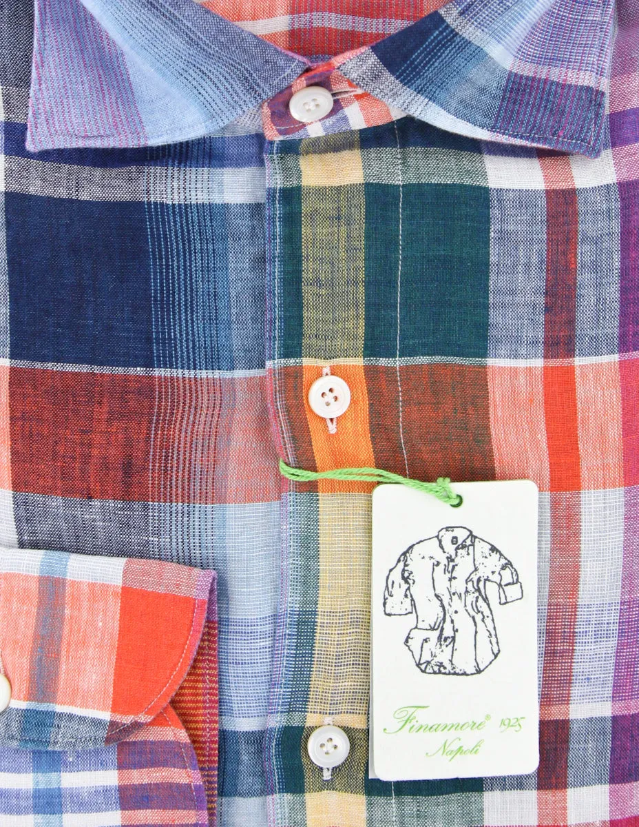 Finamore Napoli Multi-Colored Shirt - Extra Slim