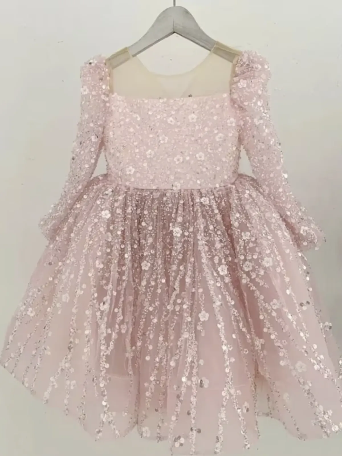 Girls Princess Bloom Sequin Dress