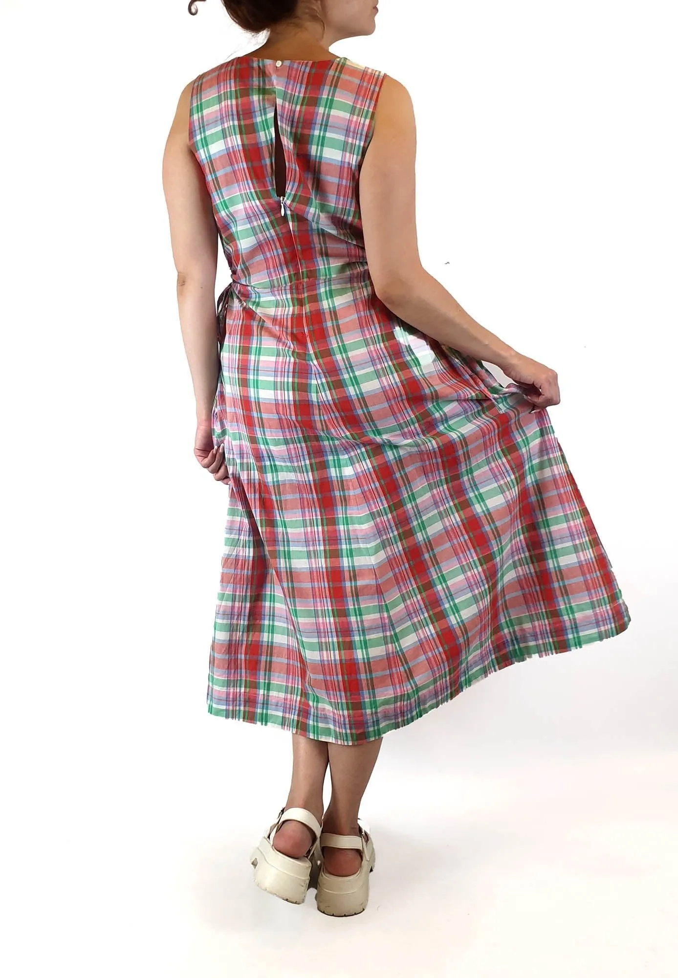 Gorman beautiful tartain print maxi dress size 10