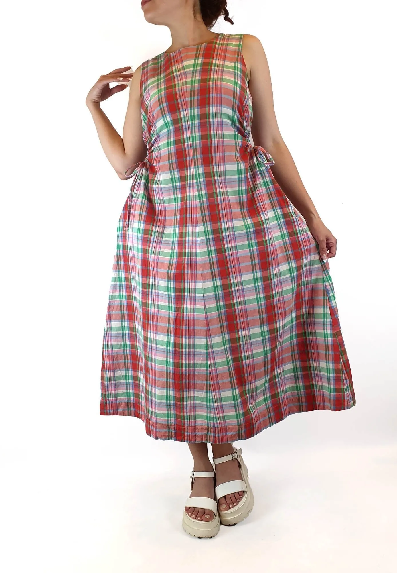 Gorman beautiful tartain print maxi dress size 10