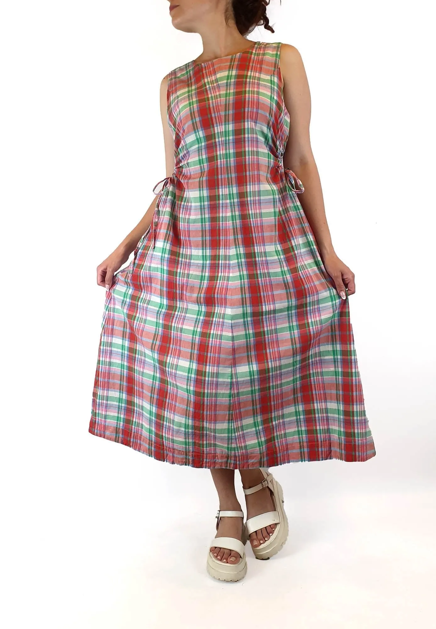Gorman beautiful tartain print maxi dress size 10