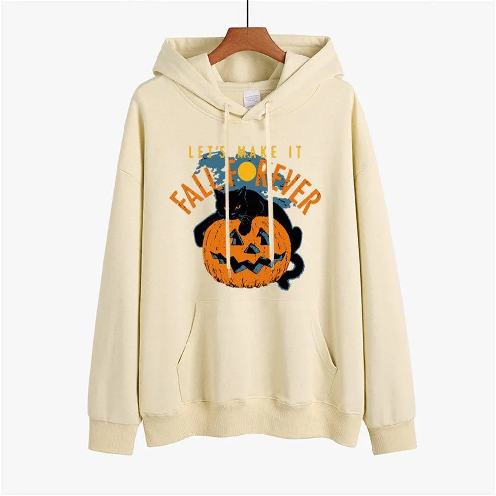 Graphic Hoodies Fall For Ever