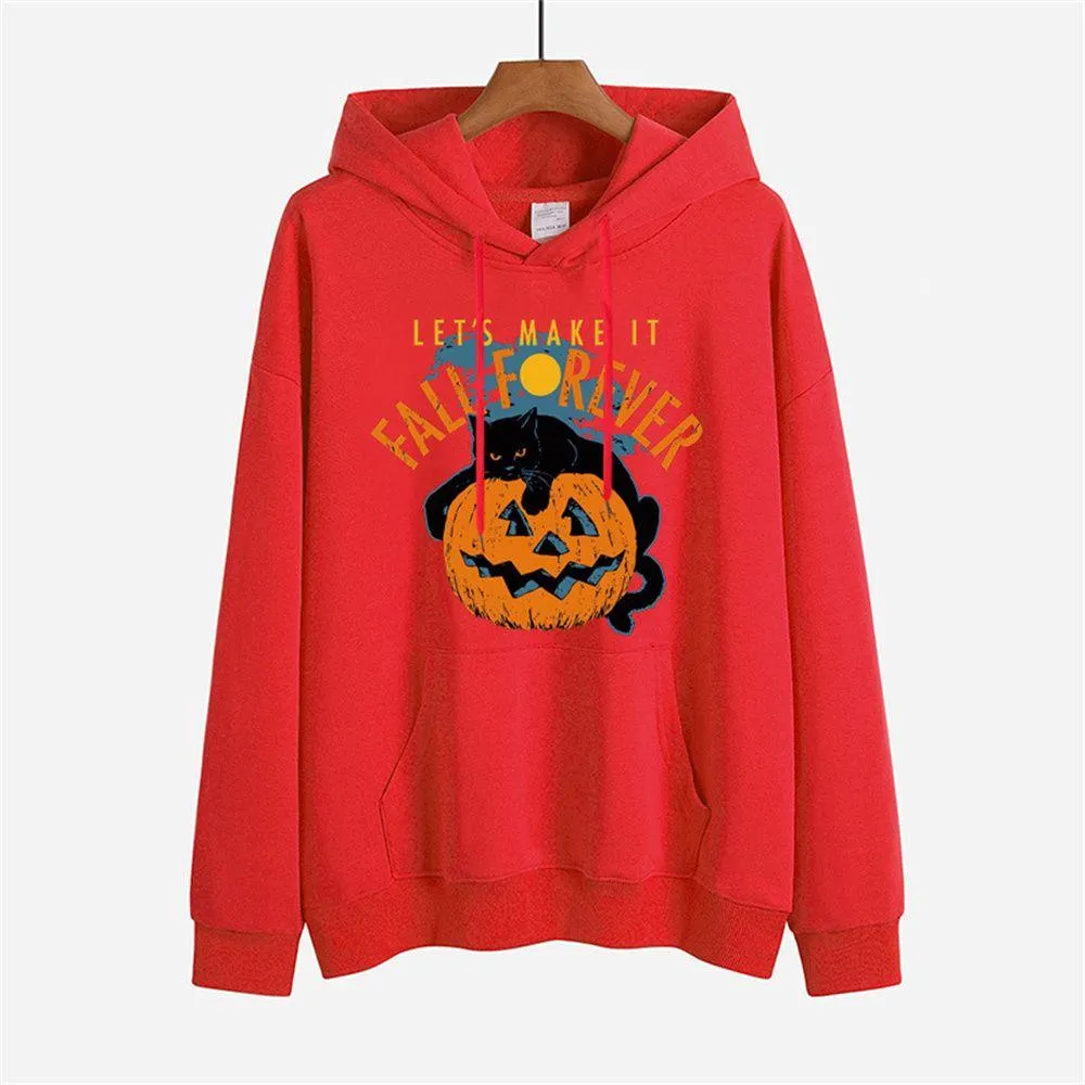 Graphic Hoodies Fall For Ever