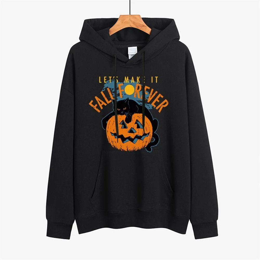 Graphic Hoodies Fall For Ever