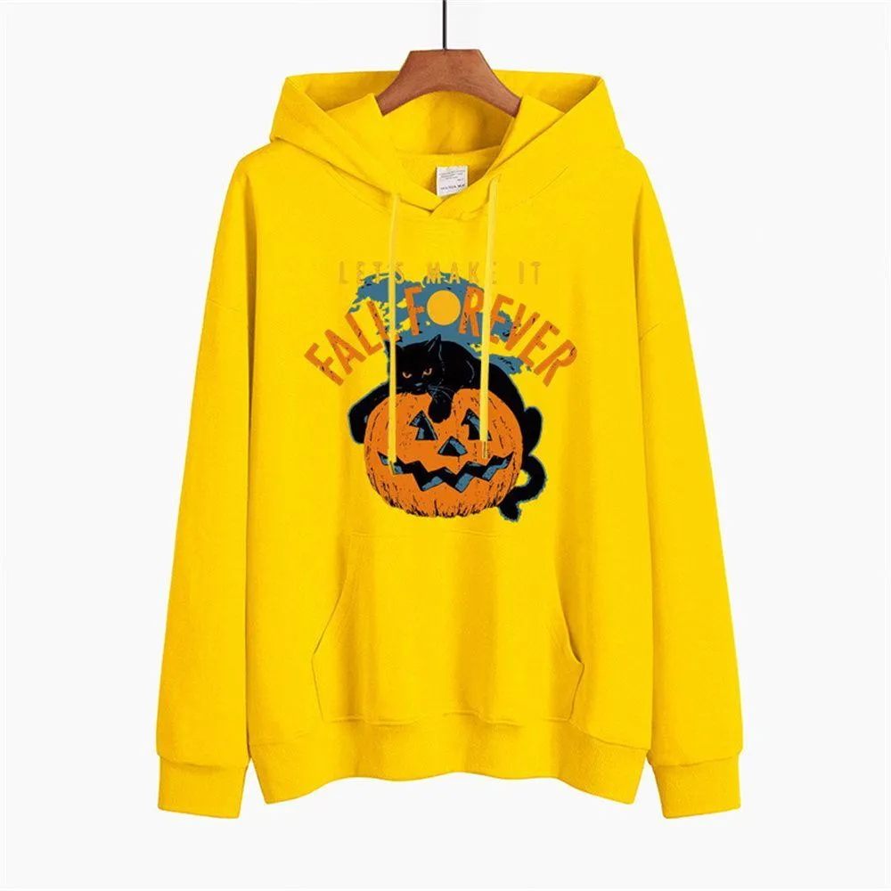 Graphic Hoodies Fall For Ever