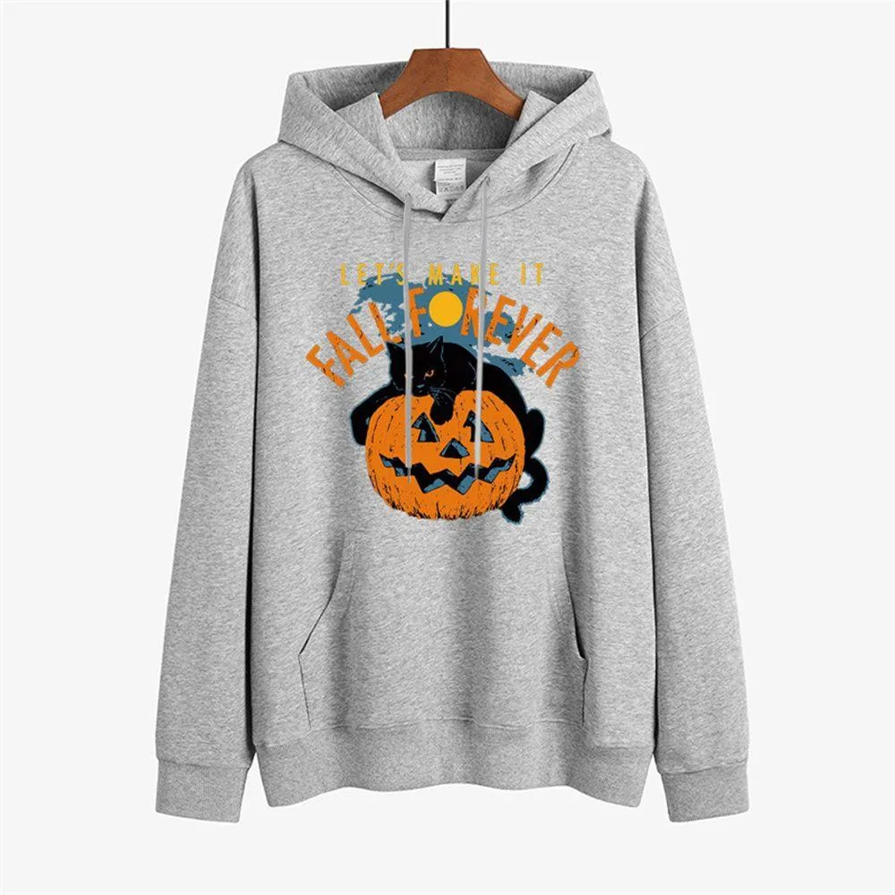 Graphic Hoodies Fall For Ever