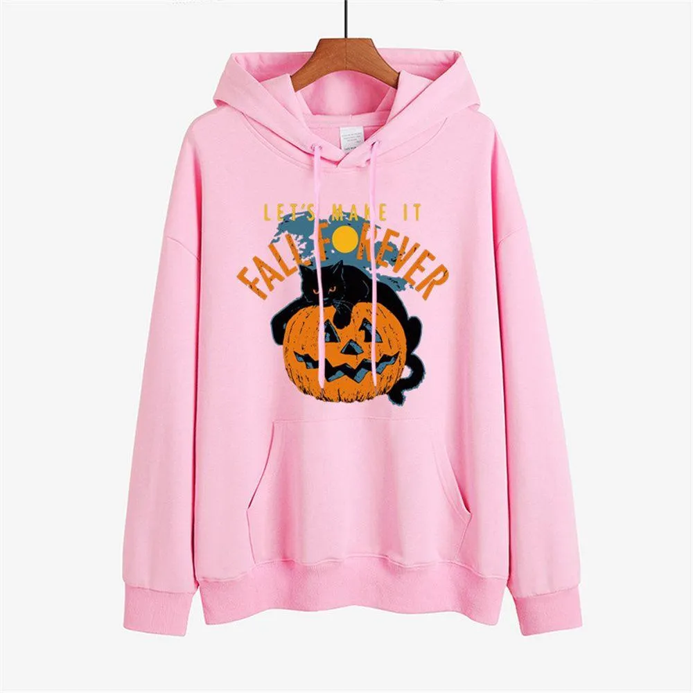 Graphic Hoodies Fall For Ever