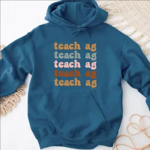 Groovy Teach Ag Hoodie (S-3XL) Unisex - Multiple Colors!