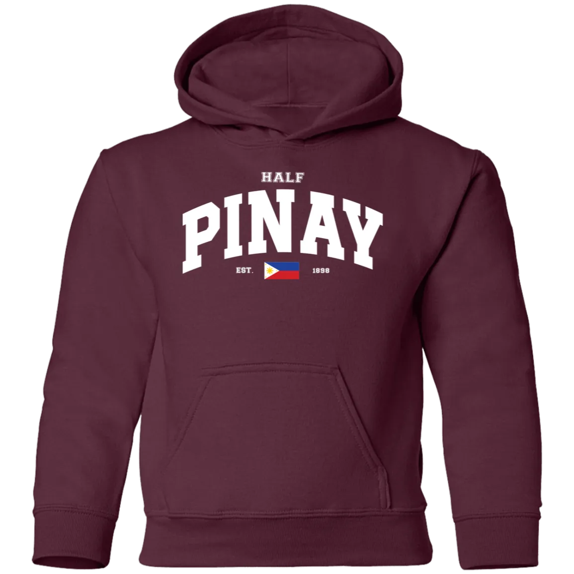 Half Pinay Youth Pullover Hoodie