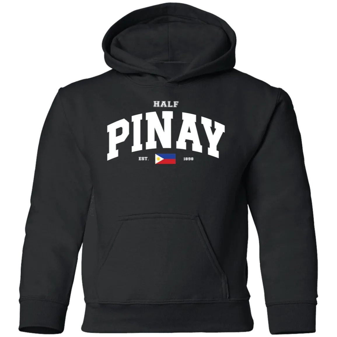 Half Pinay Youth Pullover Hoodie