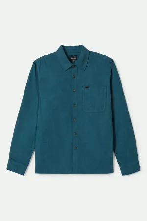 Hasting Kapok L/S Flannel - Heather Aquatic