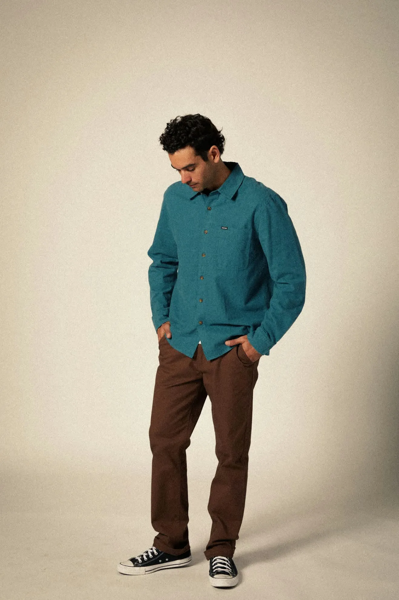 Hasting Kapok L/S Flannel - Heather Aquatic
