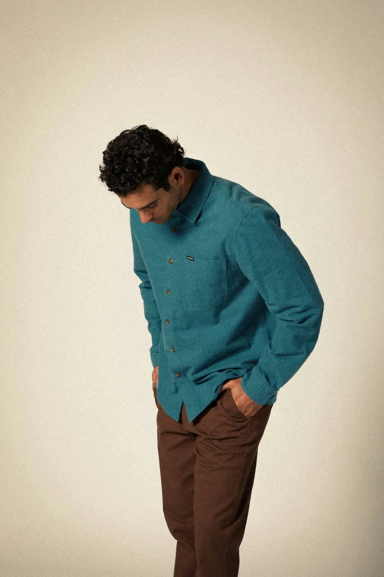 Hasting Kapok L/S Flannel - Heather Aquatic