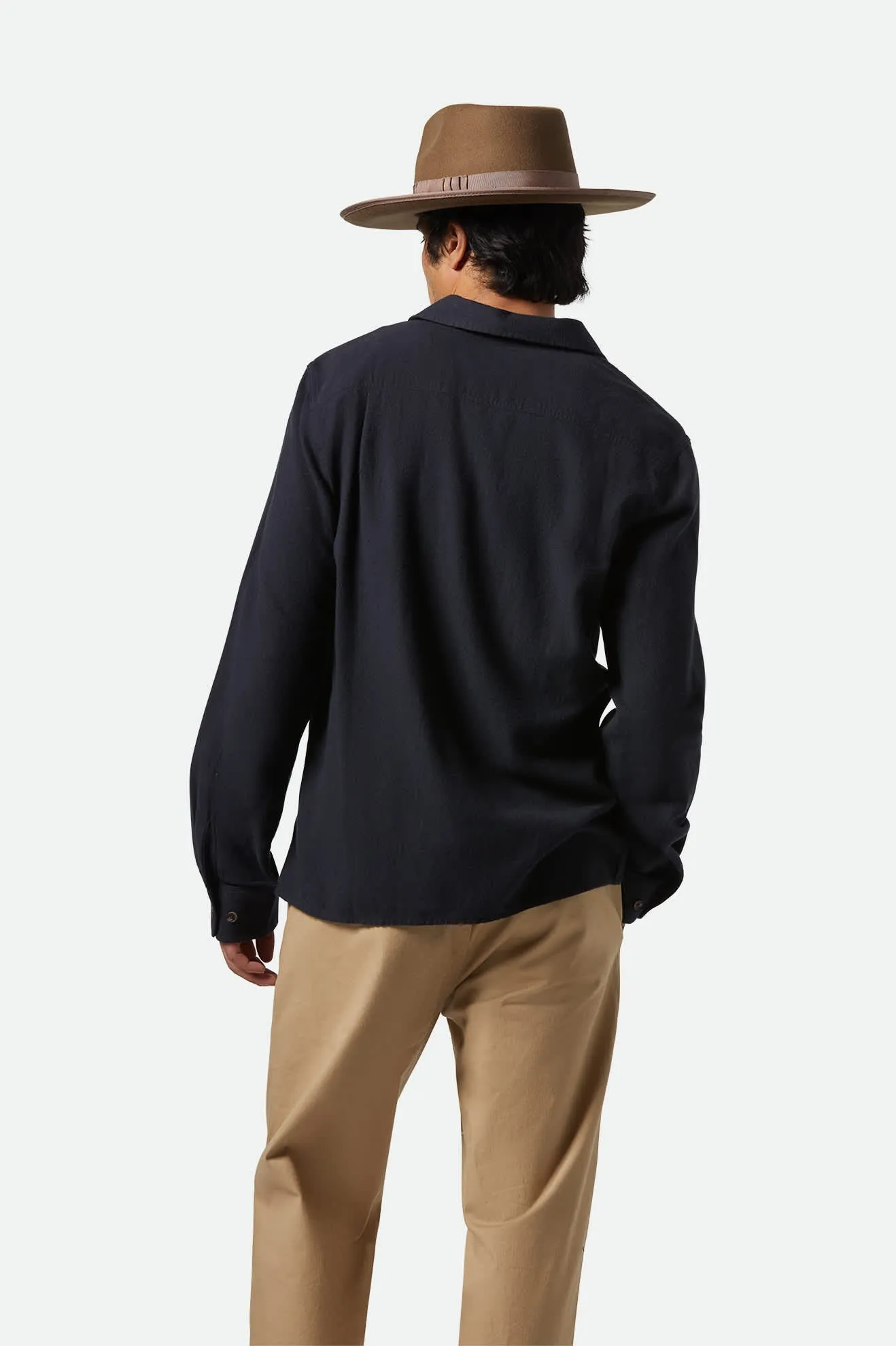 Hasting Kapok L/S Flannel - Heather Black