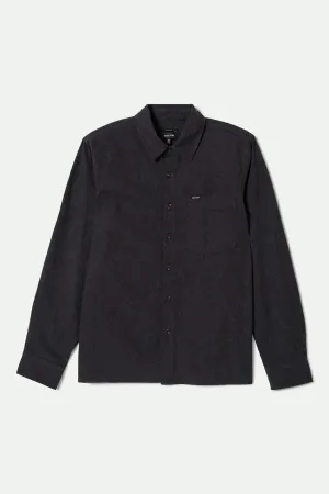 Hasting Kapok L/S Flannel - Heather Black