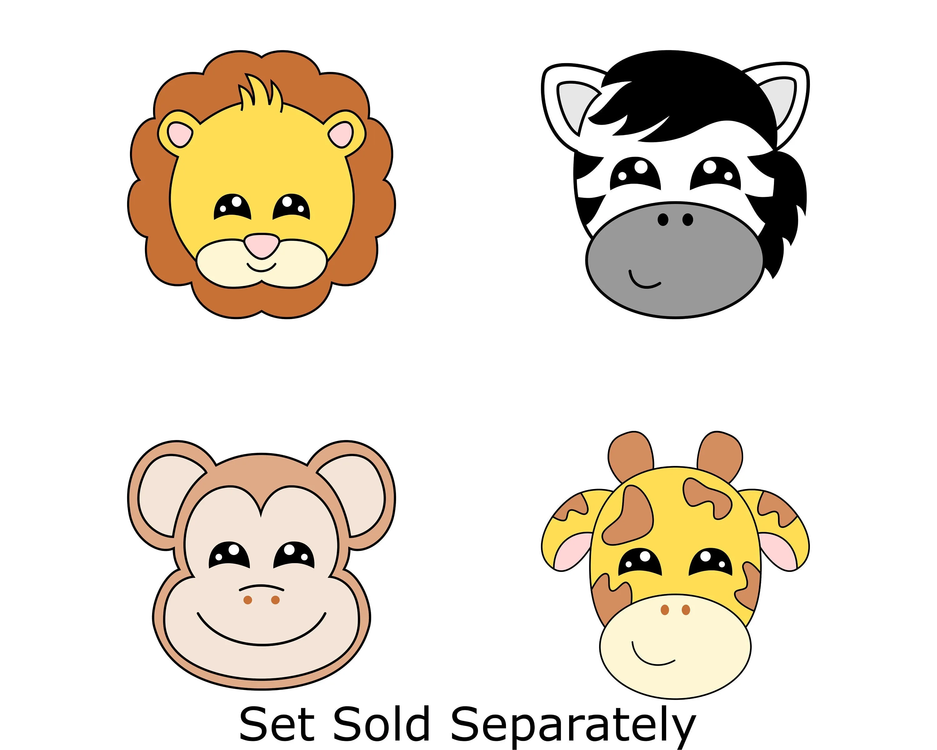 Horse Face #2- Zebra Face #2 Cookie Cutter