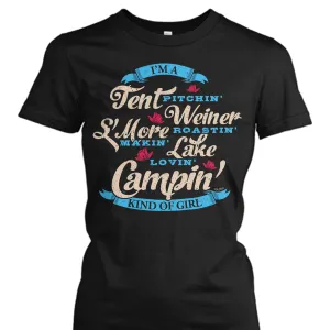 I'm a Campin' Kinda Girl (Colored) Shirt