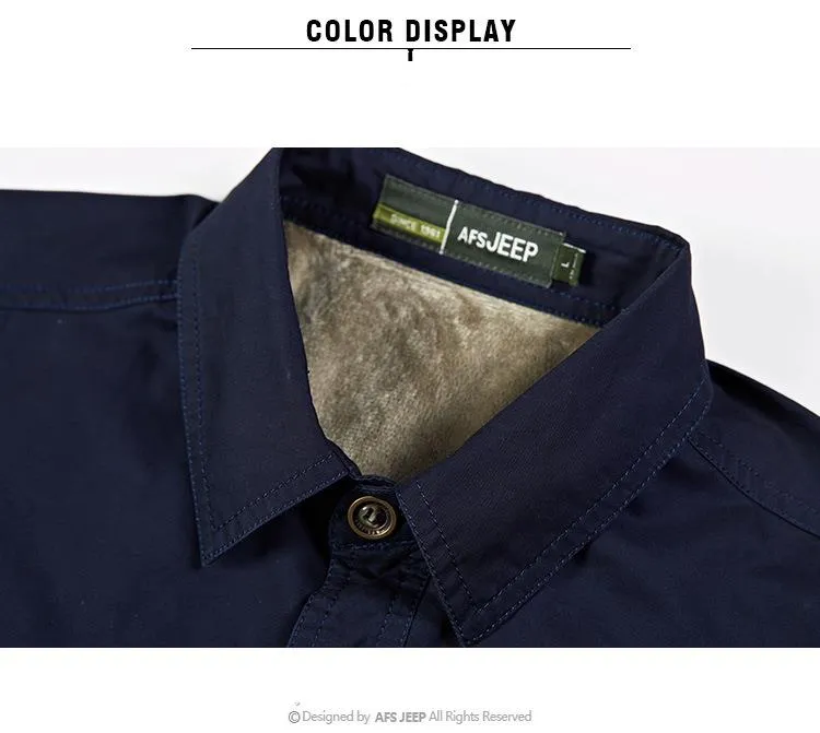JEEP Military Army Trustworthy transactions Men's Sleeve Long Shirts Secure AFS