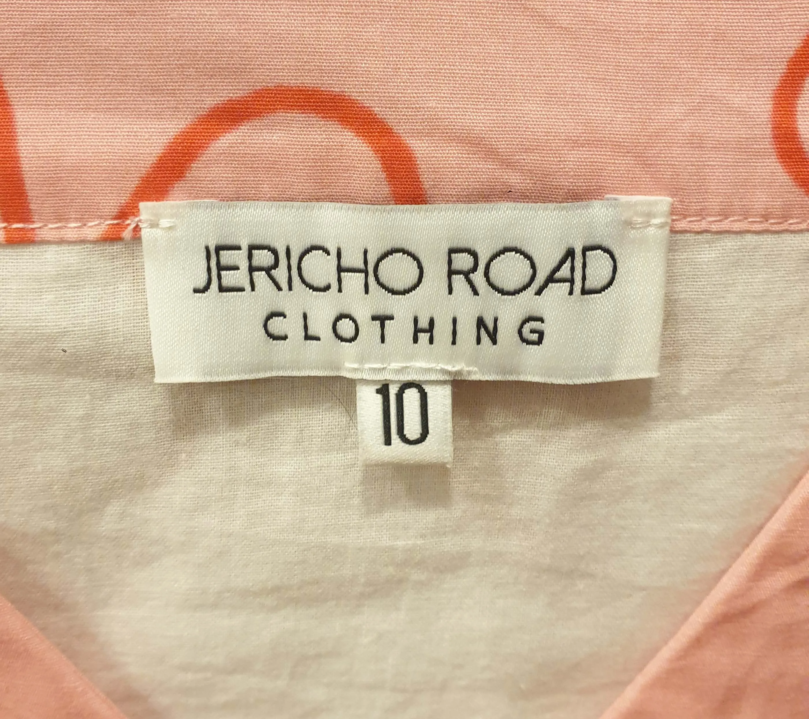 Jericho Road pink flower print sleeveless dress size 10