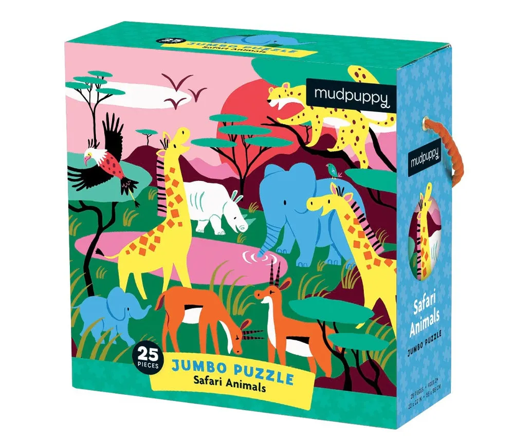 JUMBO: Safari Animals Puzzle [25 Pieces]