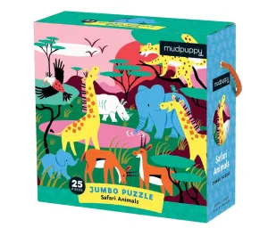 JUMBO: Safari Animals Puzzle [25 Pieces]