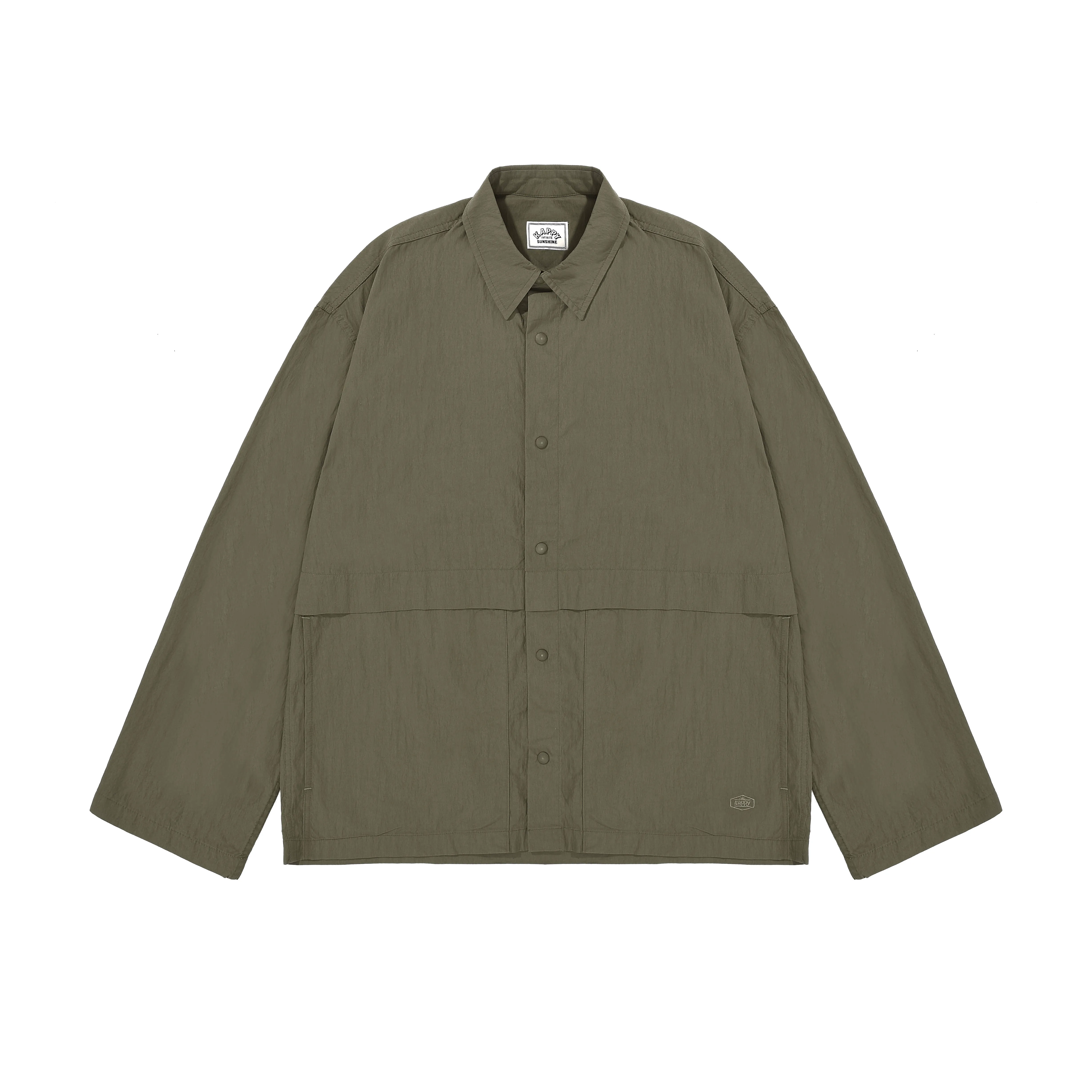 Kappy Design - Snap Shirt Jacket - Khaki