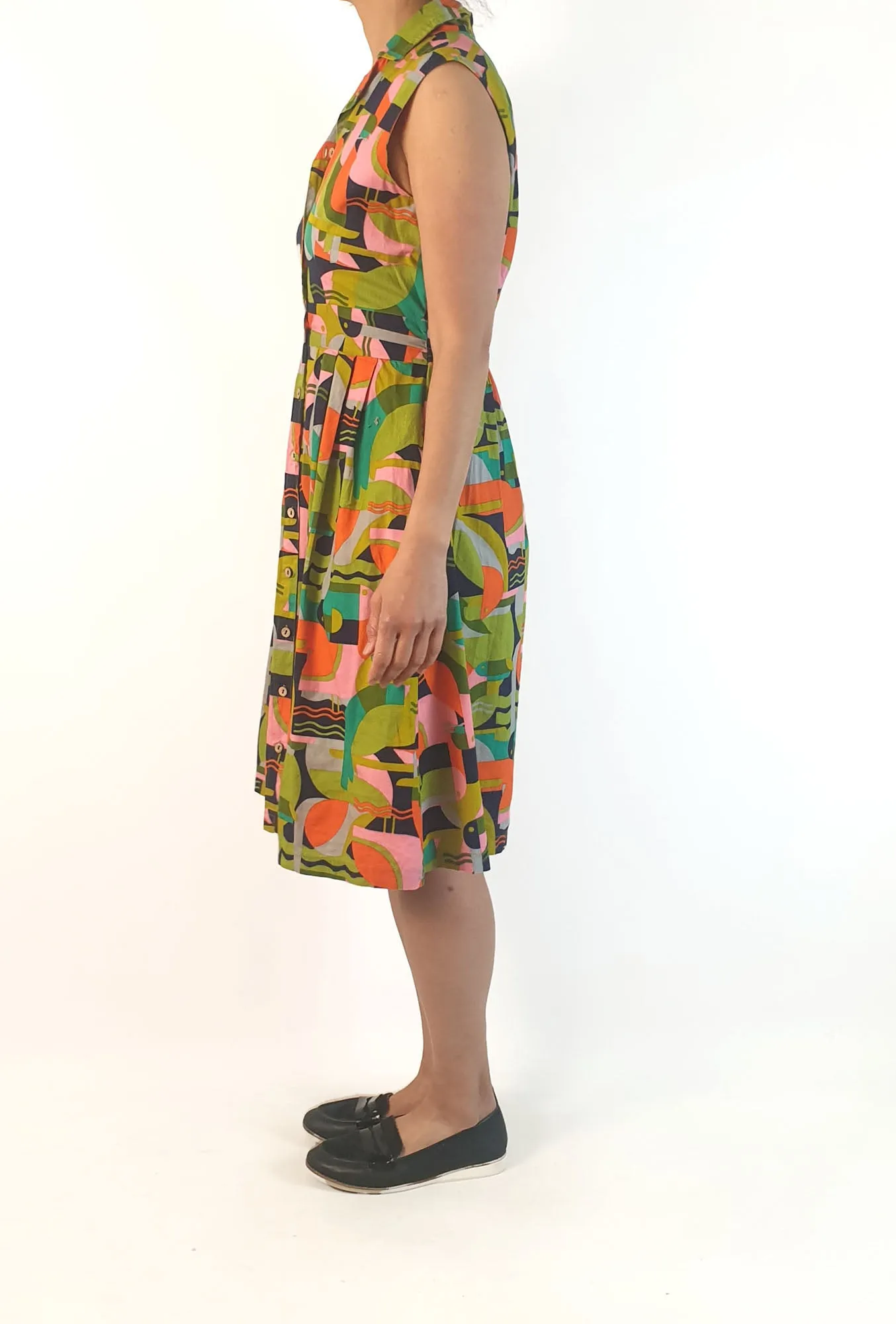 Keshet unique print dress size 10