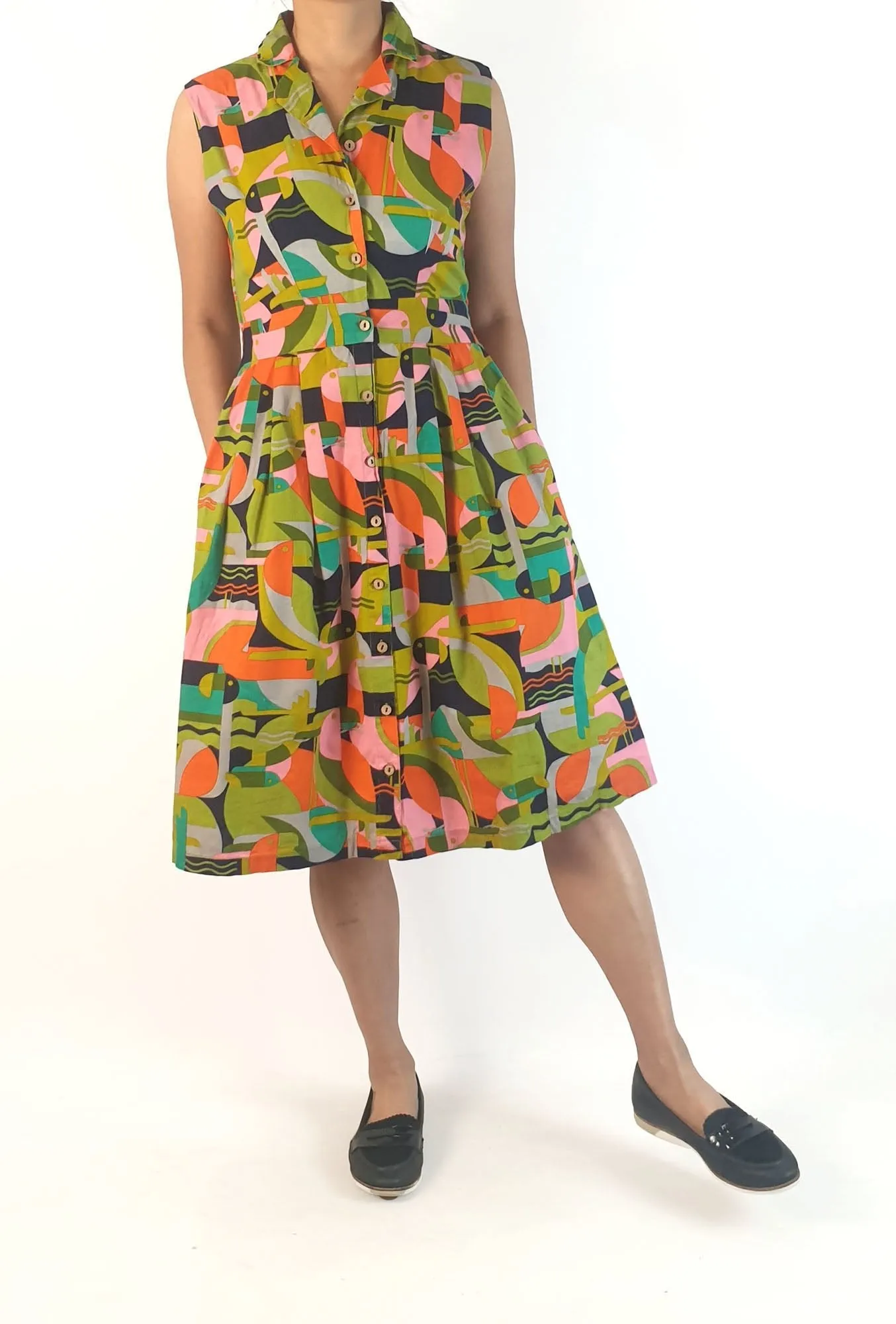Keshet unique print dress size 10
