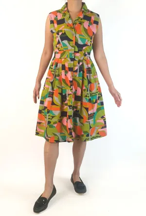 Keshet unique print dress size 10