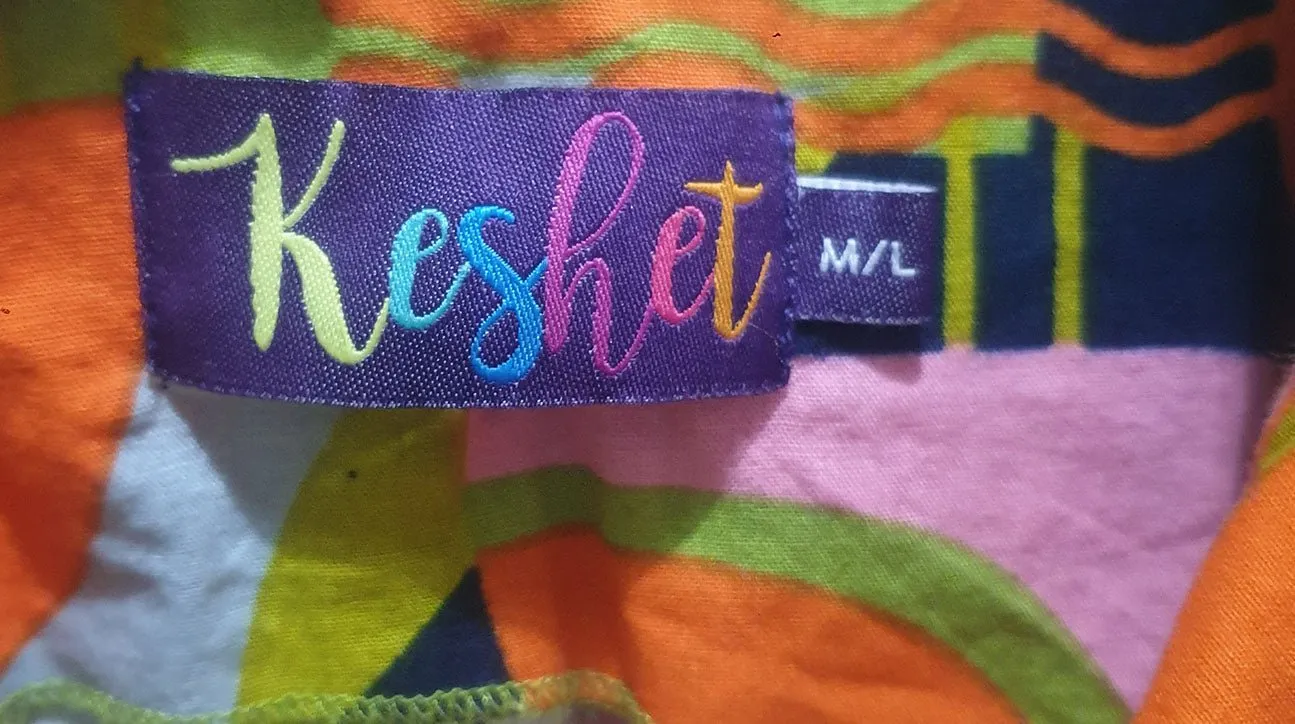 Keshet unique print dress size 10
