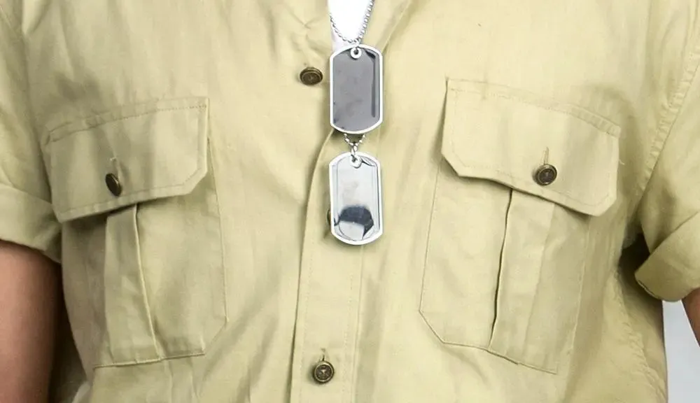 Khaki Safari Style Shirt