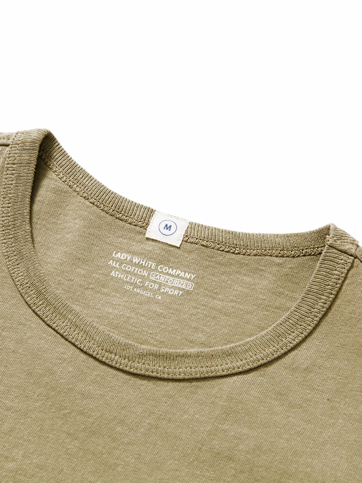 Lady White Co. Our White T-Shirt Khaki Fog
