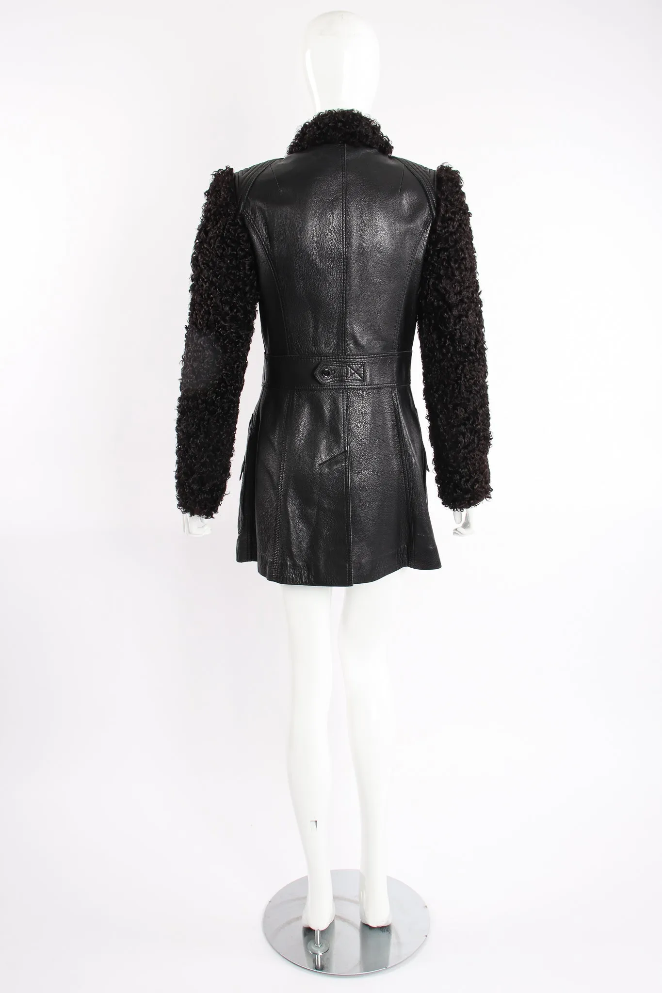 Leather & Lamb Safari Jacket