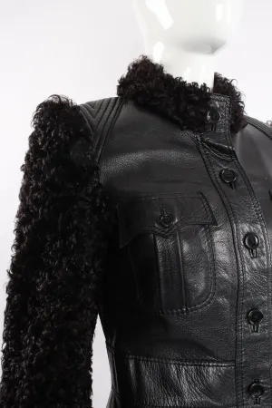 Leather & Lamb Safari Jacket