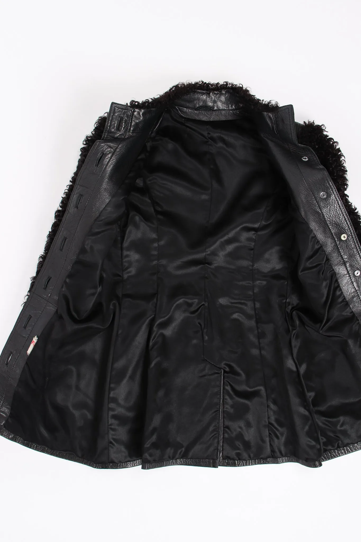Leather & Lamb Safari Jacket