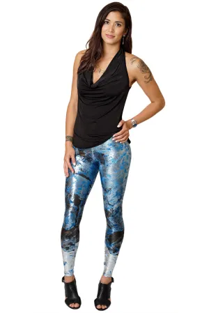 Leggings Foil - Colorful Nature Inspired Athletic Fashion - Kamchatka