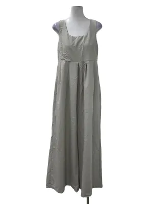 Light Grey Square Neck Jumpsuit