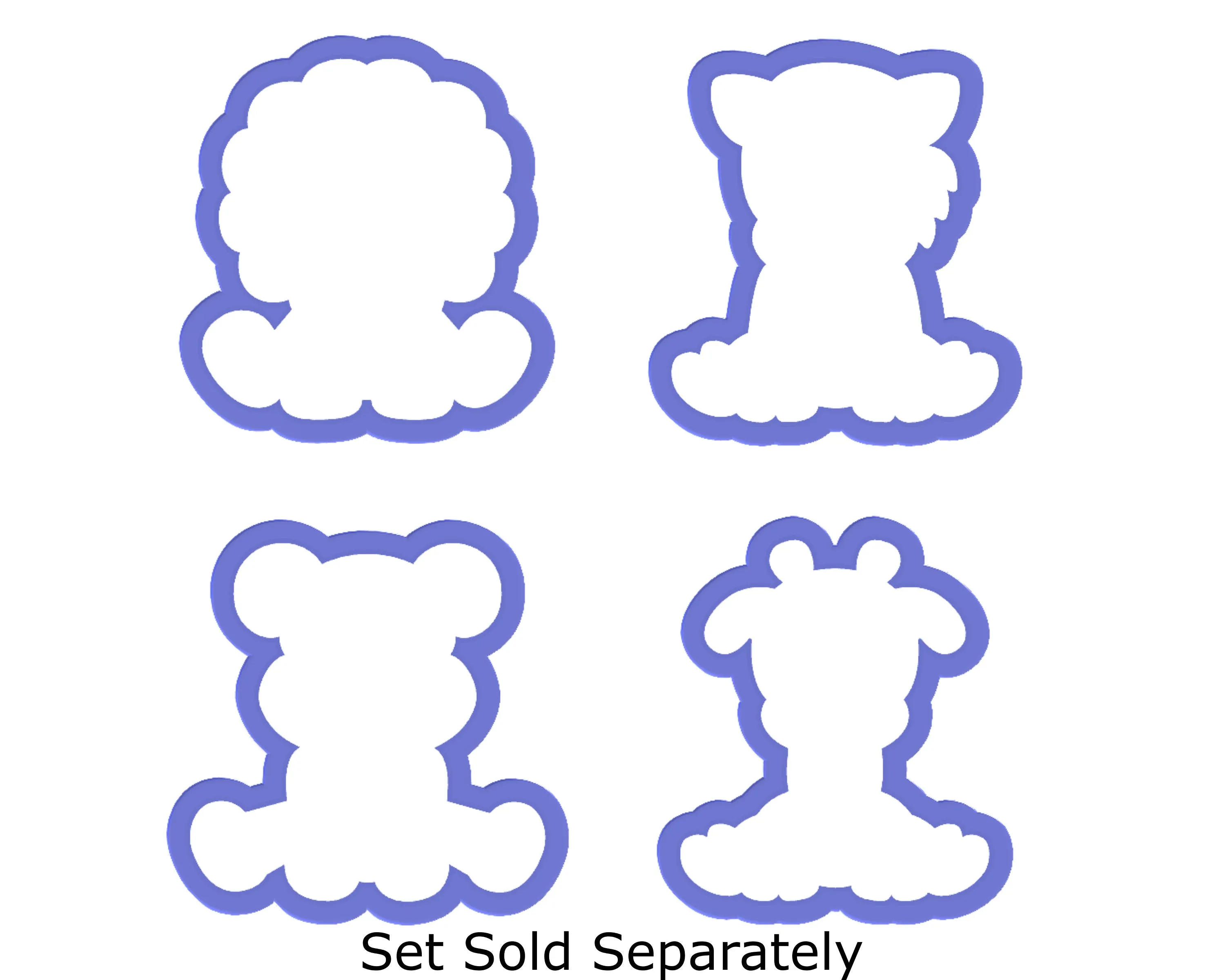 Lion Sitting Cookie Cutter