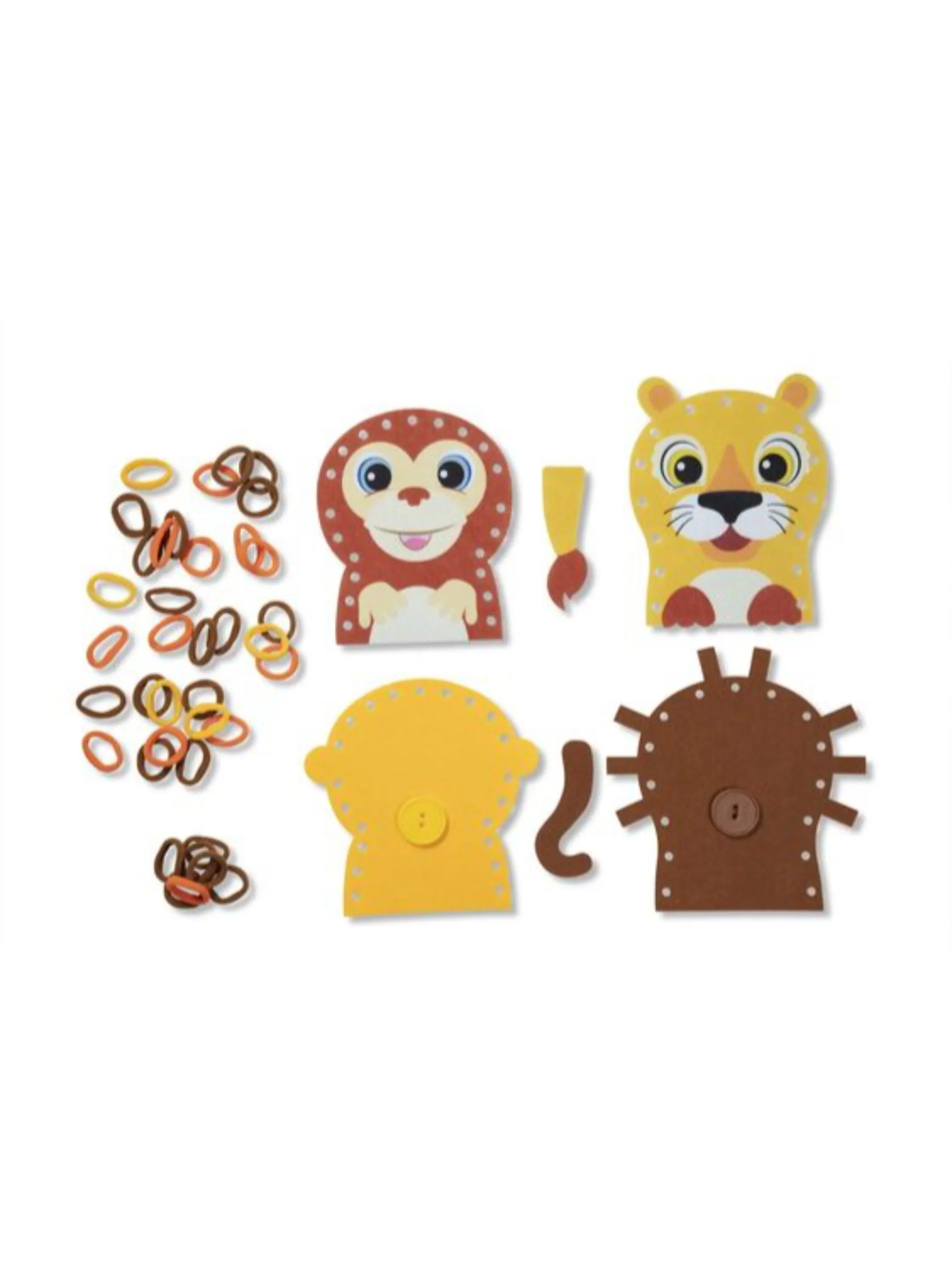 Loop It! Safari Puppets Beginner Craft Kit