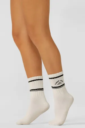 Lotus Crew Socks
