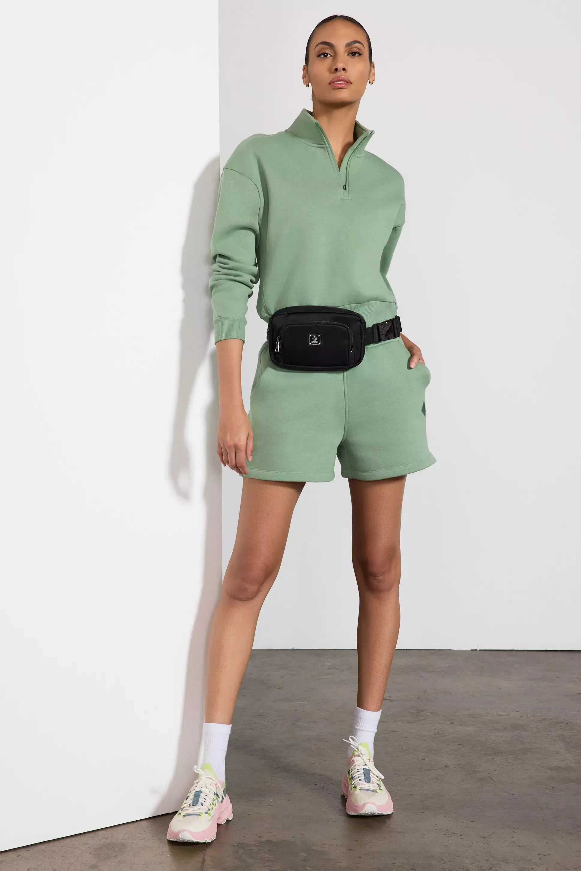 Luxefleece 1/4 Zip  - Hedge Green