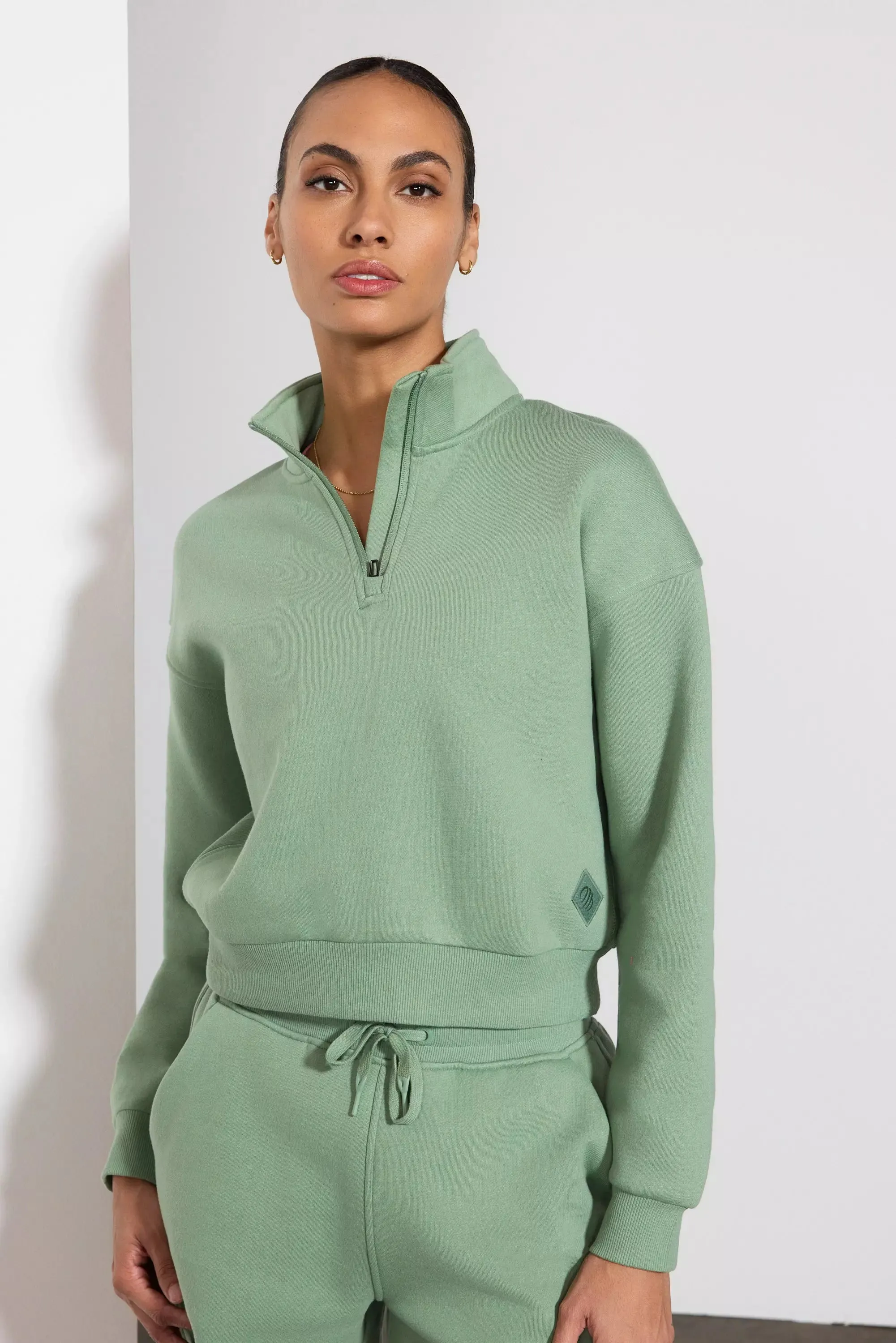 Luxefleece 1/4 Zip  - Hedge Green
