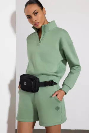 Luxefleece 1/4 Zip  - Hedge Green