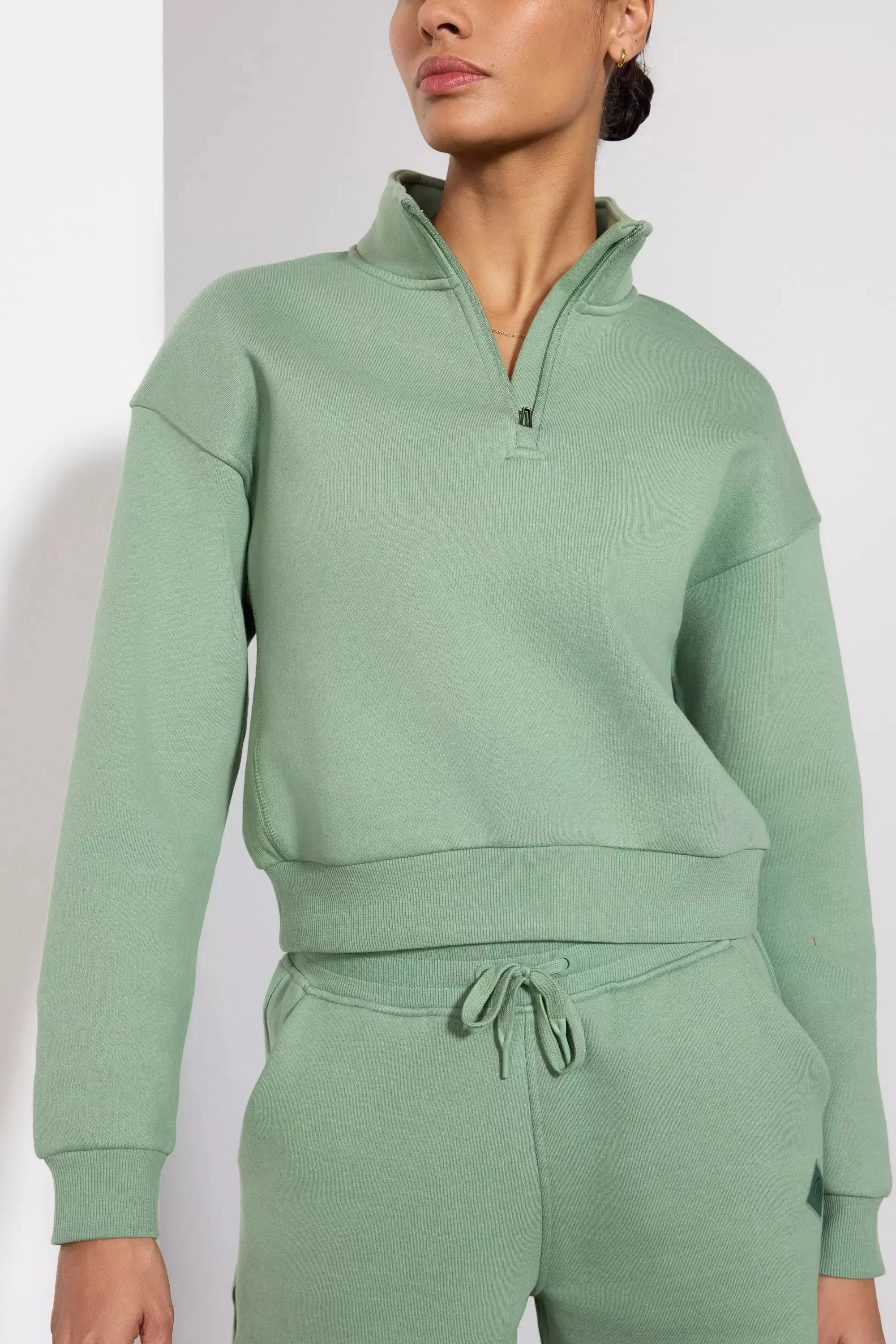 Luxefleece 1/4 Zip  - Hedge Green